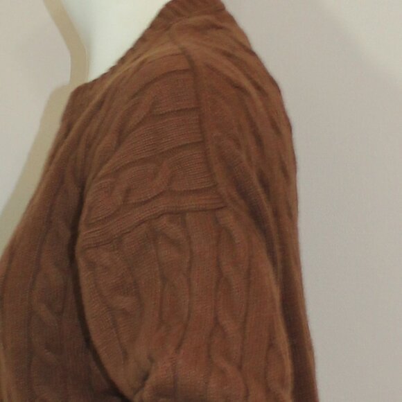 Aritzia Sunday Best Peggy Cropped crew neck wall blend knit Sweater size small - Picture 7 of 7